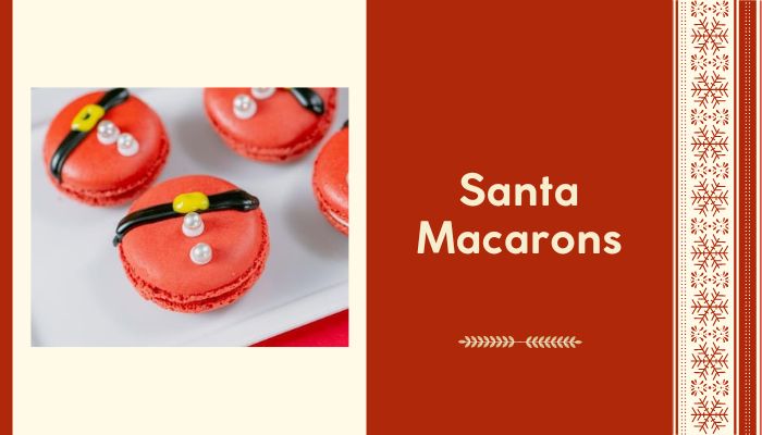 Santa Macarons