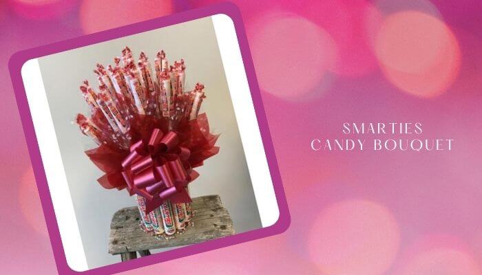 Smarties Candy Bouquet