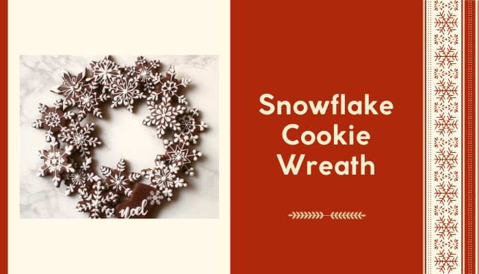 Snowflake Cookie Wreath