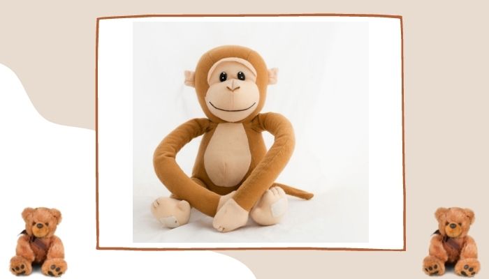 7) Stuffed monkey