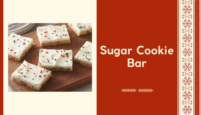 Sugar Cookie Bar