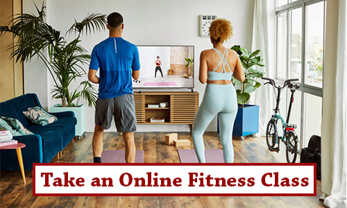 Take an online fitness class