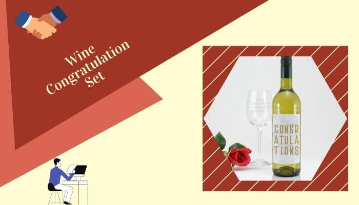 Wine Congratulation Set