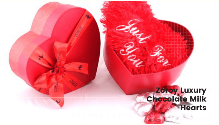 Zoroy Luxury Chocolate Milk Hearts