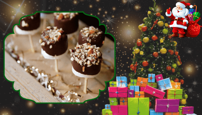 Giant Chocolate Dipped Marshmallows