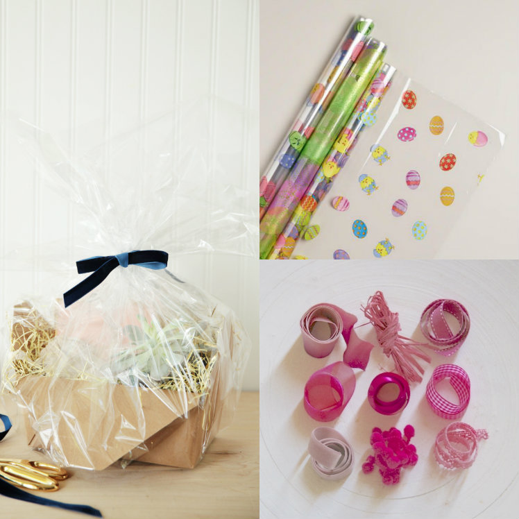 Give Finishing Touch with Ribbon or Cellophane