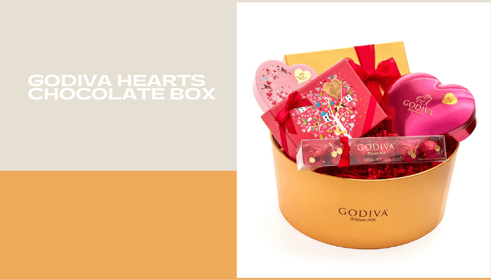 Godiva Hearts Chocolate Box