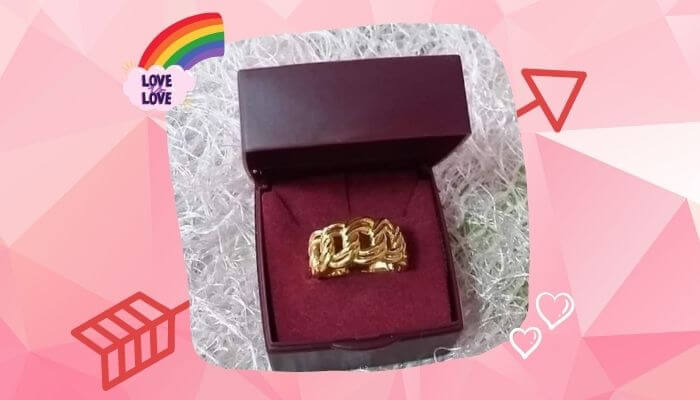 Gold Plated Coco Ring
