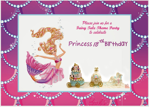 Gorgeous Fairy invitation