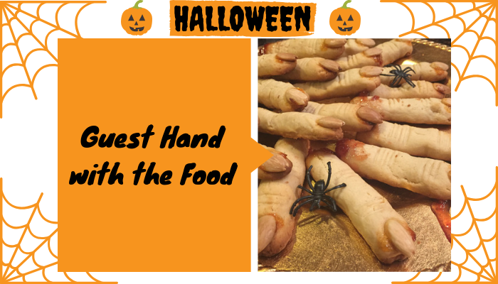  Guest Hand with the Food 