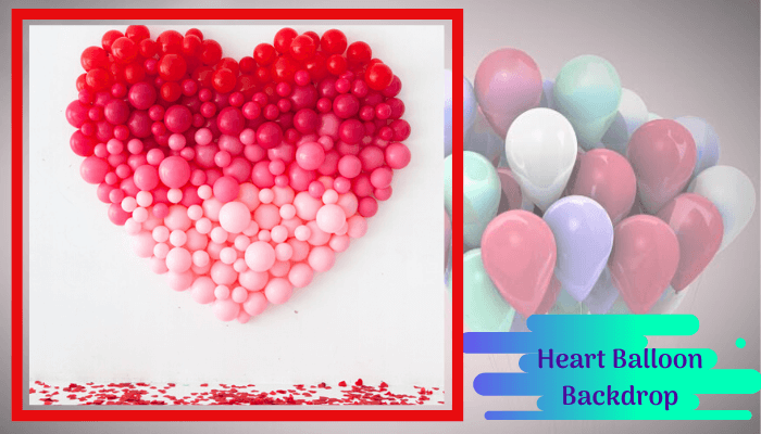 Heart Balloon Backdrop