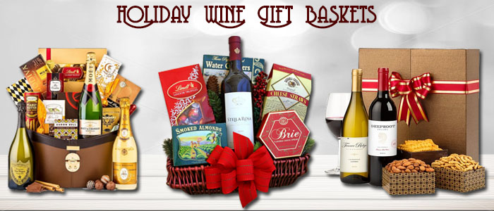 Holiday Wine Gift Baskets