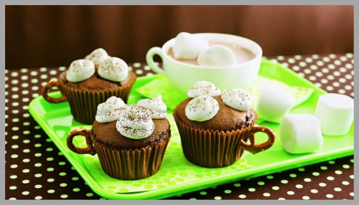 Hot Chocolate Cupcakes