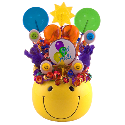 Juicy Lollipop Basket