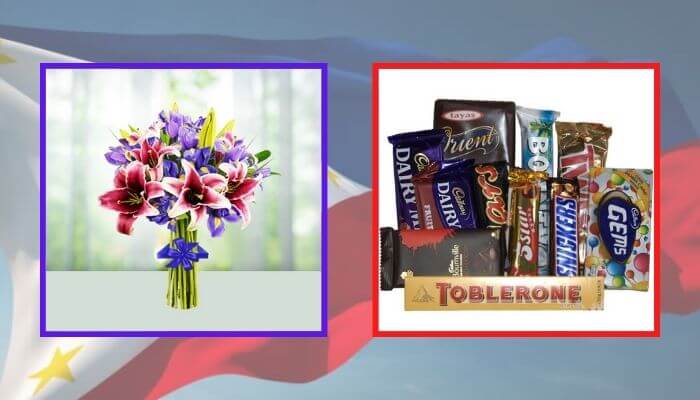 Lilies and Mix Chocolate Combo