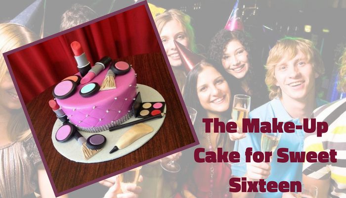 The Make-Up Cake for Sweet Sixteen