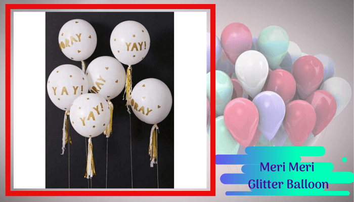 Meri Meri Glittered Balloon