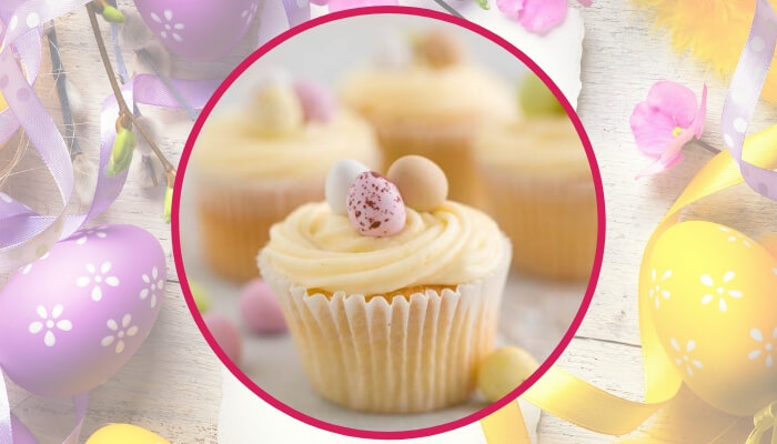 Mini Vanilla Egg Cakes