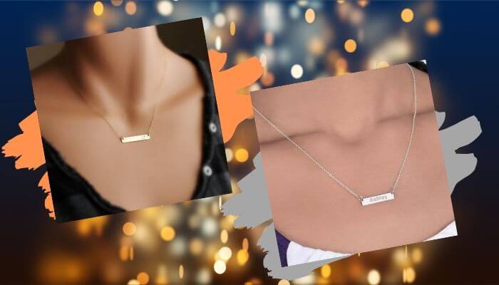 Monogram Plate Necklace