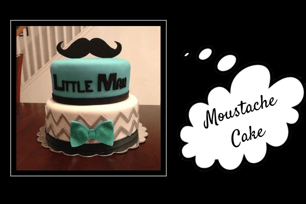 Moustache Cake