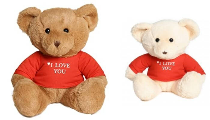 MUPKIN Teddy Bear I Love You Message