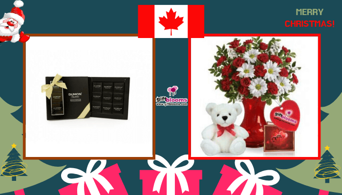 Napolitains Dark Gift Box + Sweetheart Collection Flowers