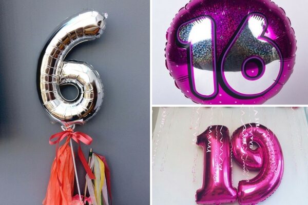 Number Balloons For Decoration