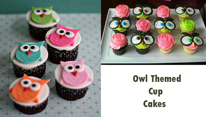 Owl Themed Cupcakes