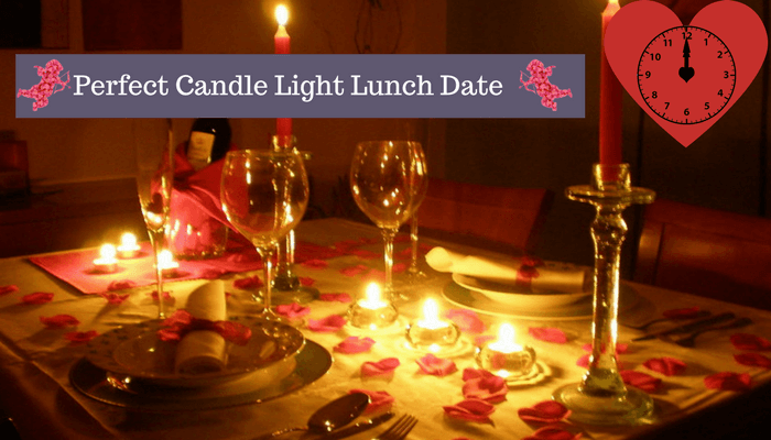 Perfect Candle Light Lunch Date