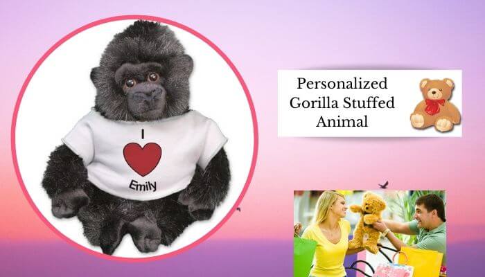 Personalized Gorilla Stuffed Animal