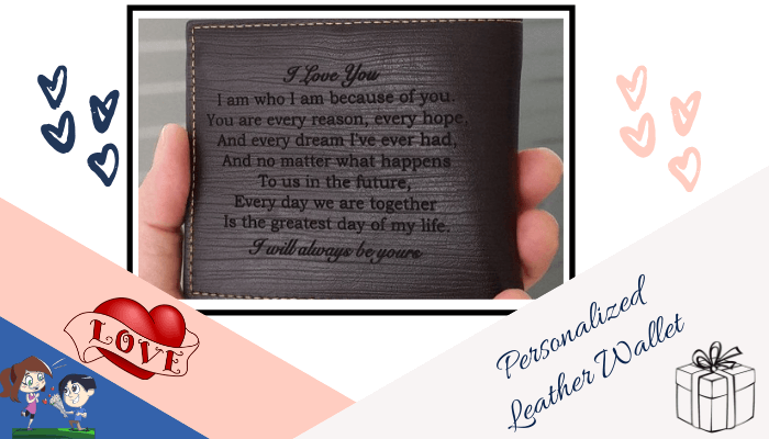 Personalized Leather Wallet