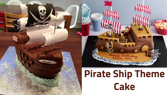 Pirate Ship Theme Cake