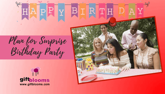 Plan for Surprise Birthday Party