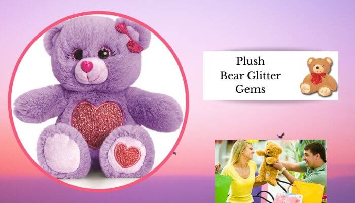 Plush Bear Glitter Gems