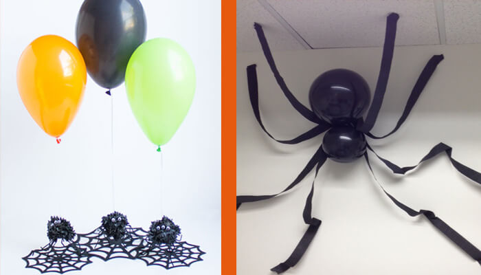 Pom Pom Spider Balloons