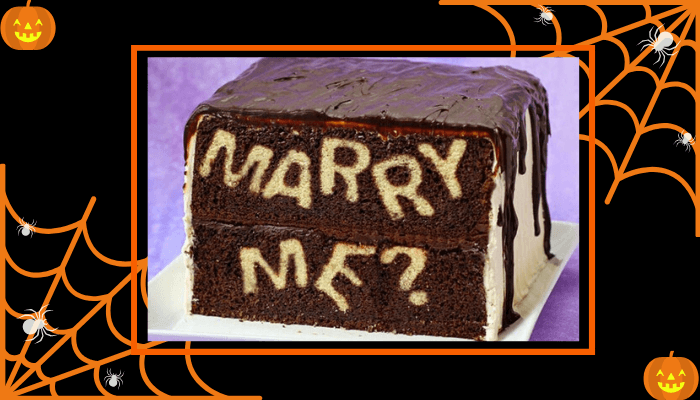 Propose By Halloween Cake