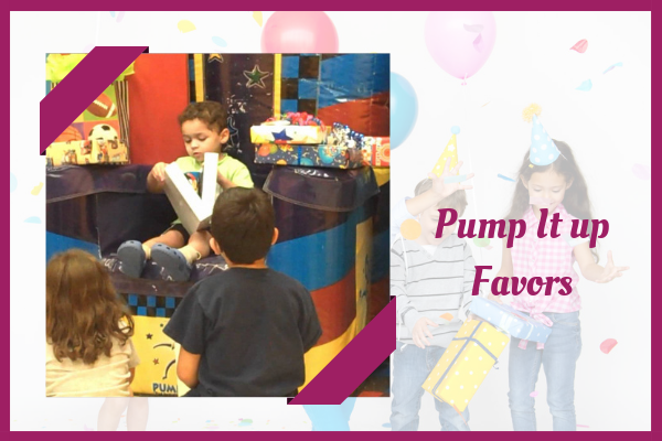 Pump It up Favors