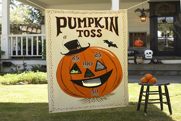 Pumpkin Bean Bag Toss