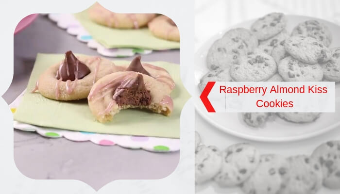 Raspberry-Almond Kiss Cookies