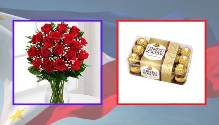 Red Rose and Ferrero Rocher