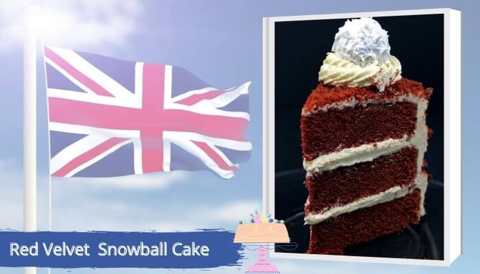 Red Velvet Snowball Cake