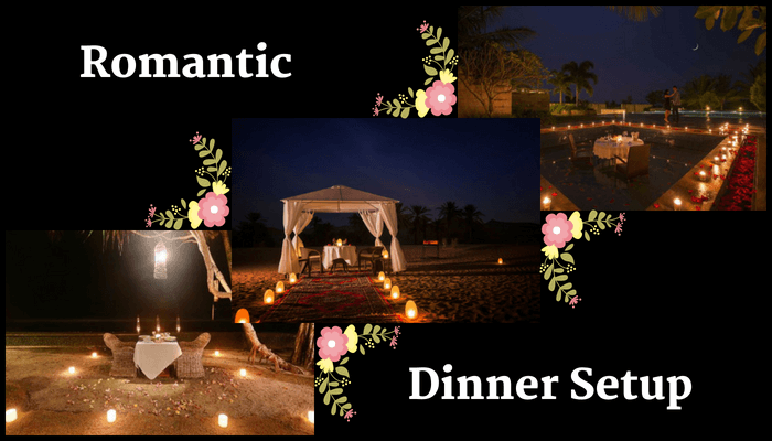 Romantic Dinner Setup