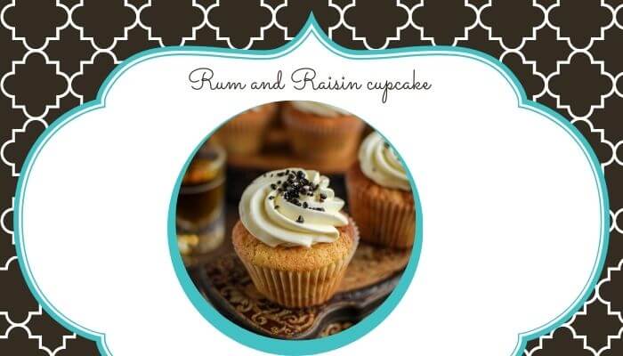 Rum and Raisin Cupcake