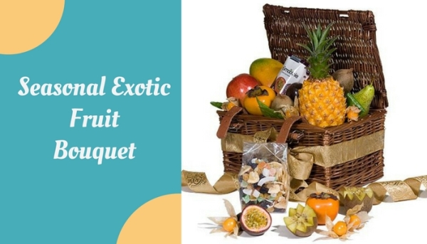 Seasonal Exotic Fruit Bouquet