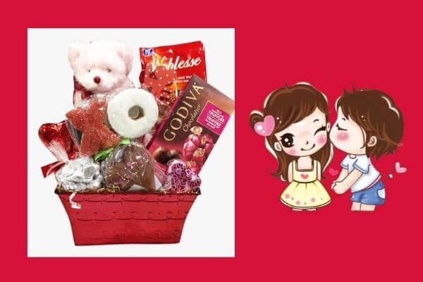 special valentine basket