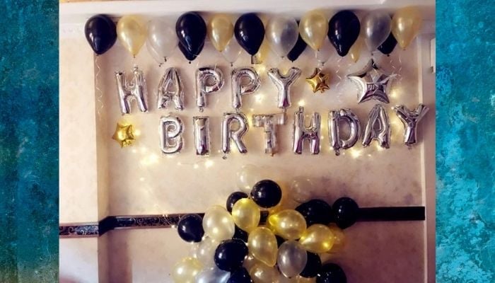 Simple Birthday Decoration Ideas with Balloons at Home