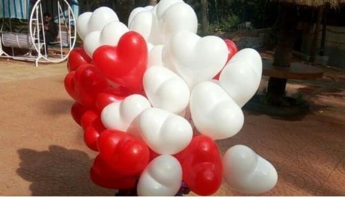 Simple Heart Shape Gas Balloon