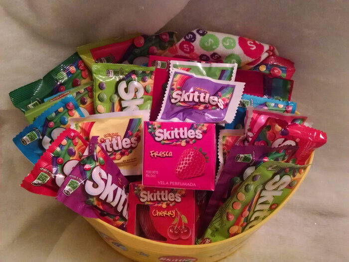 Skittles Christmas Gift Basket