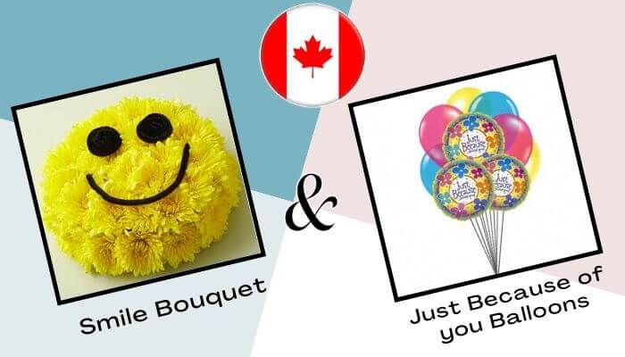 Smile Bouquet + Just Because of you Balloons