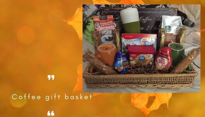 Coffee gift basket